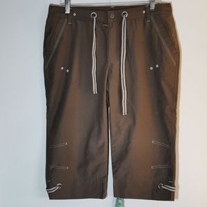 COLUMBIA | Cropped/Clamdigger Pant, Brown